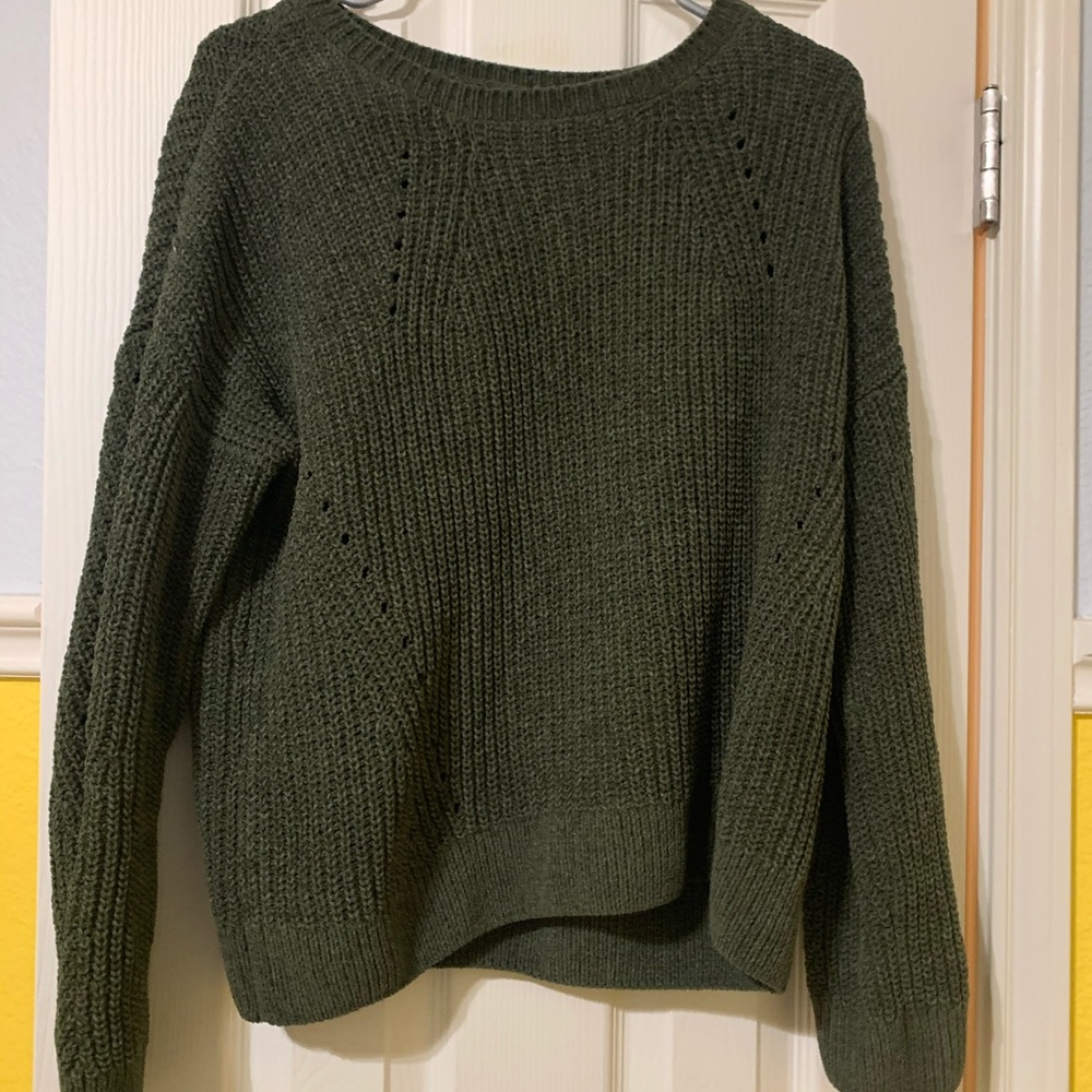 Green Knitted Sweater
